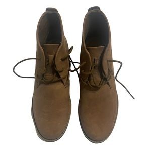 Clarks Brown Leather Booties